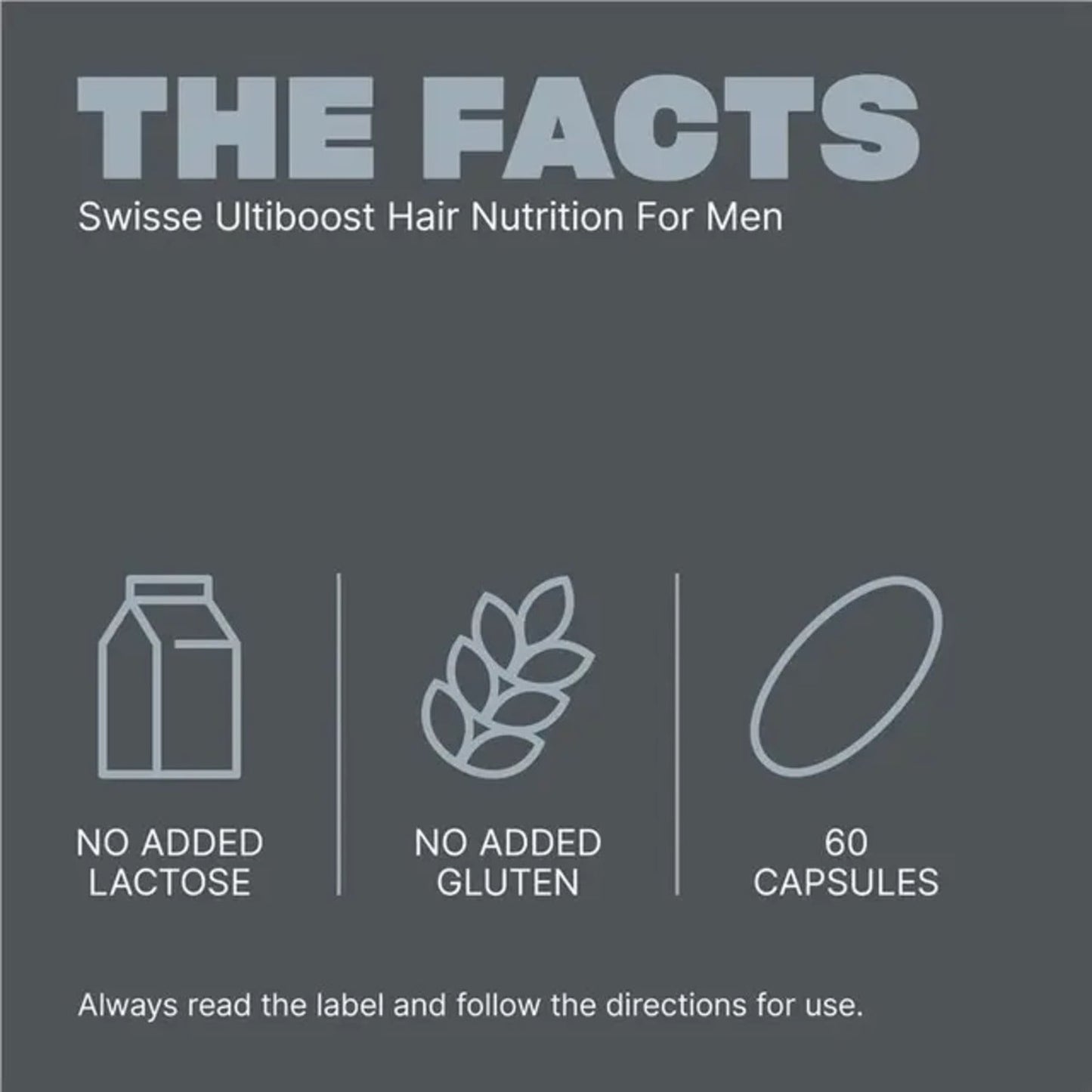 Swisse Hair Nutrition for Men 60 Capsules - BeeVitamins