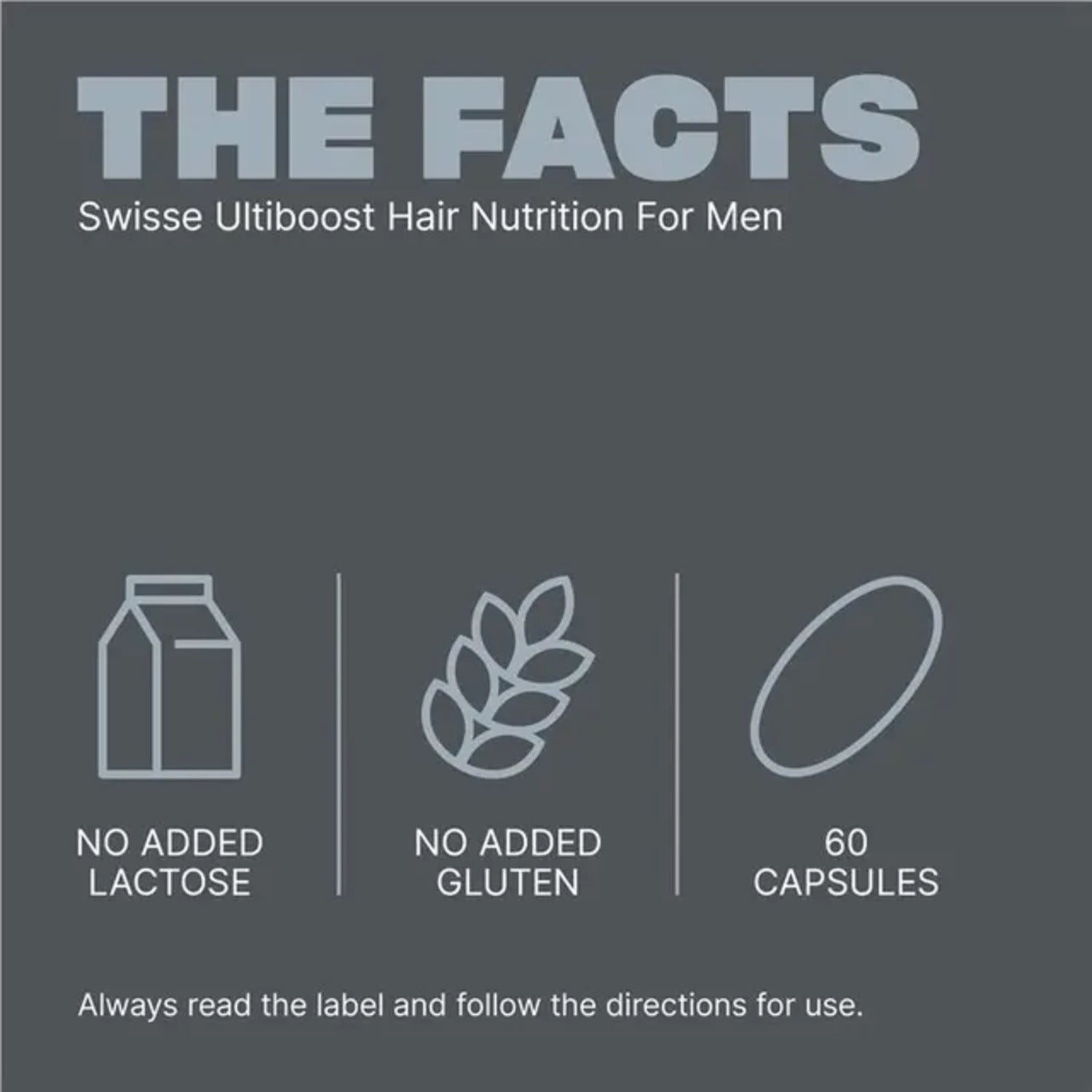 Swisse Hair Nutrition for Men 60 Capsules - BeeVitamins