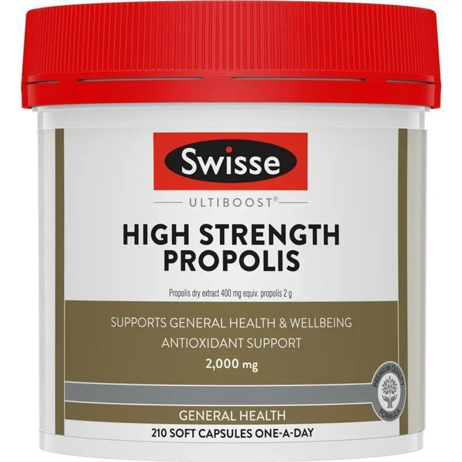 Swisse High Strength Propolis 2000mg 210 Capsules - BeeVitamins