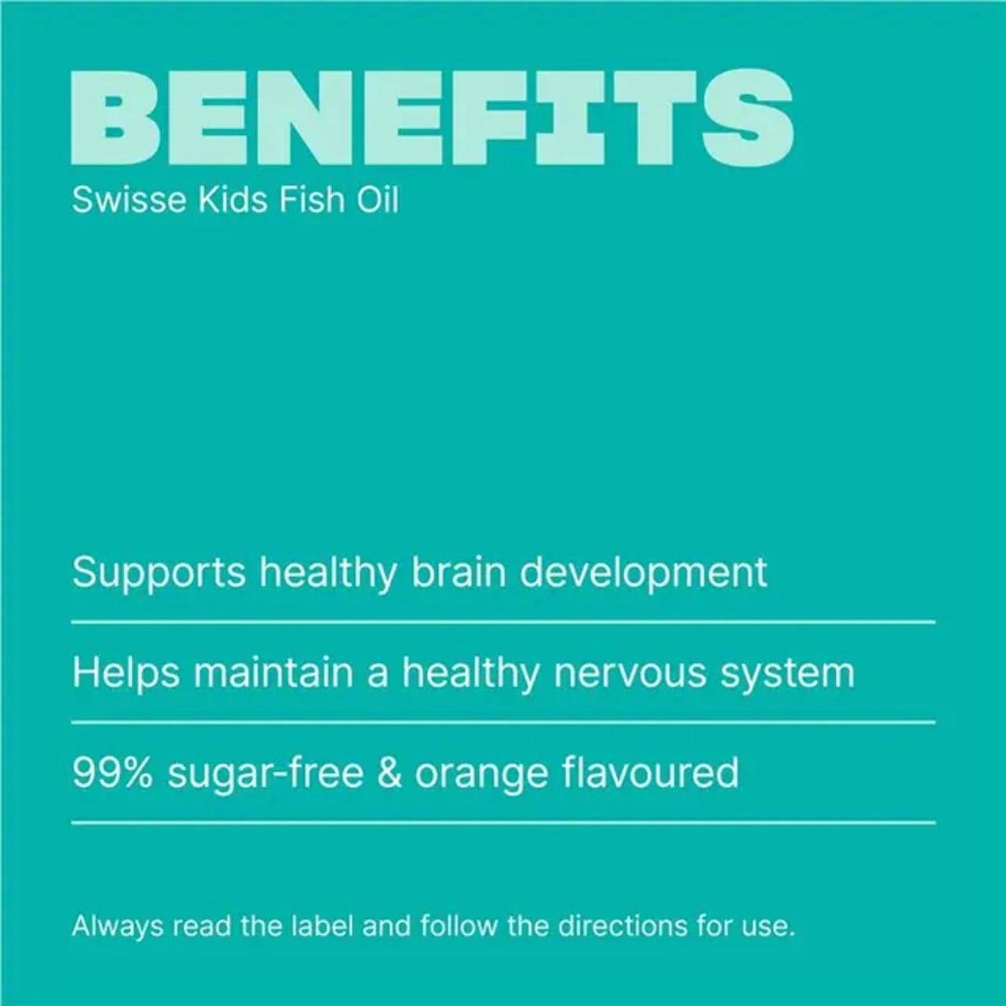 Swisse Kids Fish Oil 60 Capsules - BeeVitamins