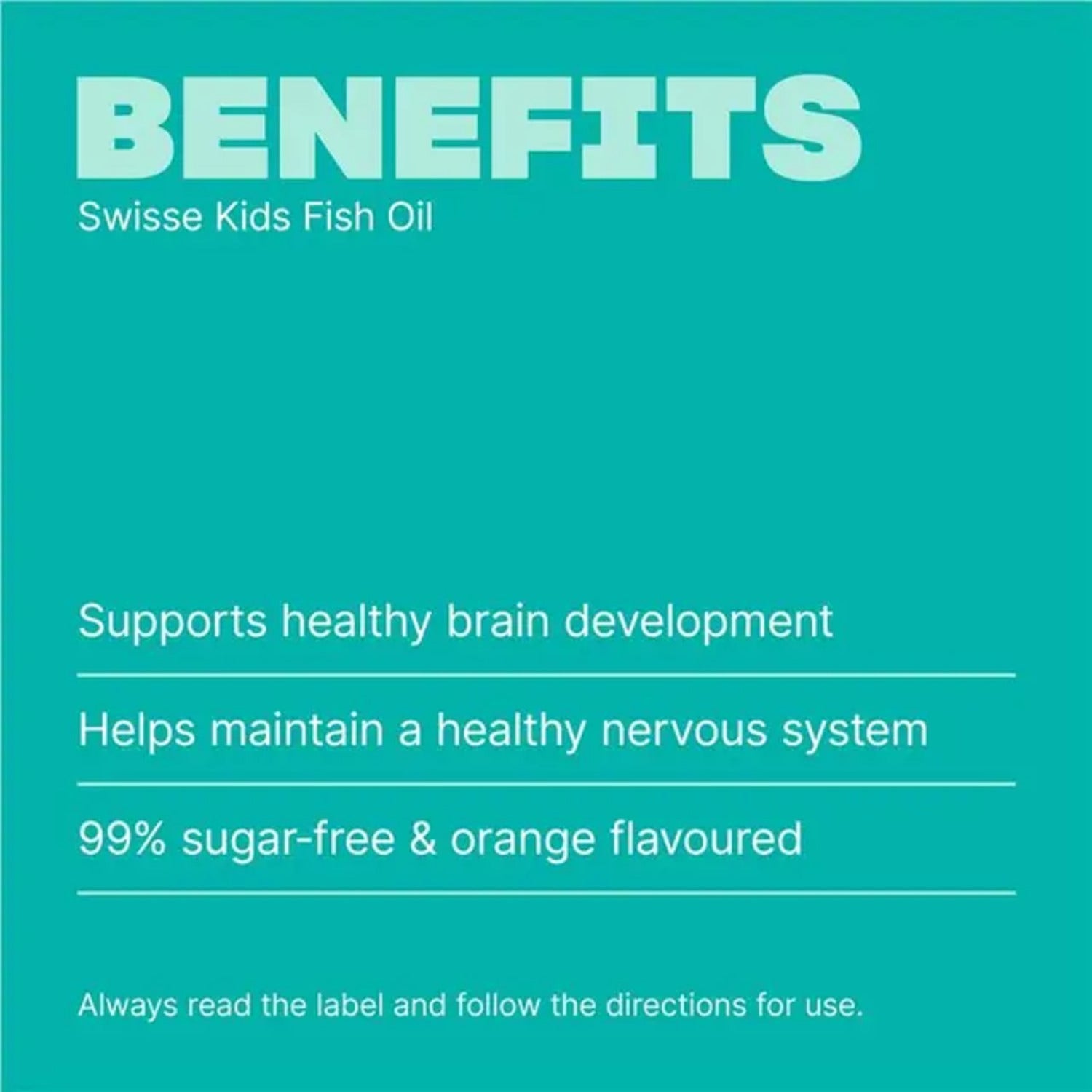 Swisse Kids Fish Oil 60 Capsules - BeeVitamins