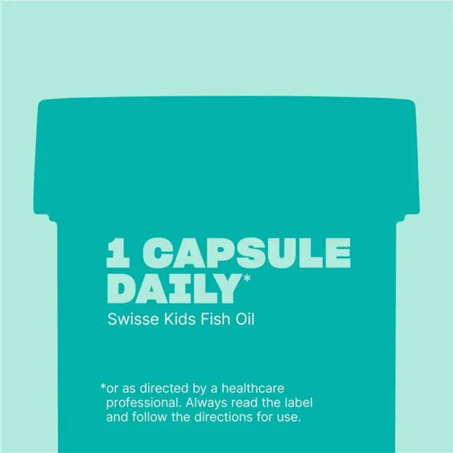 Swisse Kids Fish Oil 60 Capsules - BeeVitamins