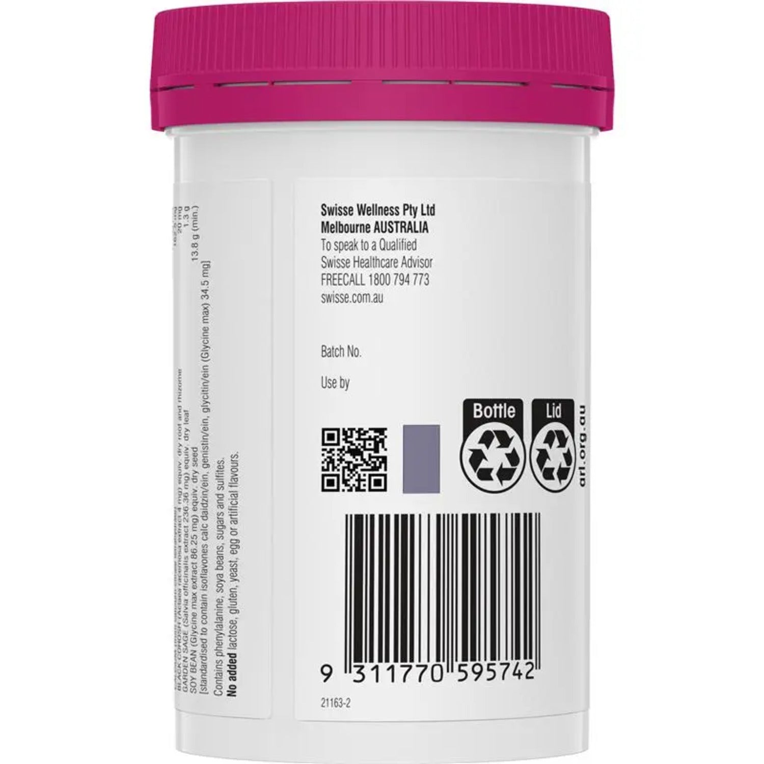 Swisse Menopause Balance 60 Tablets - BeeVitamins