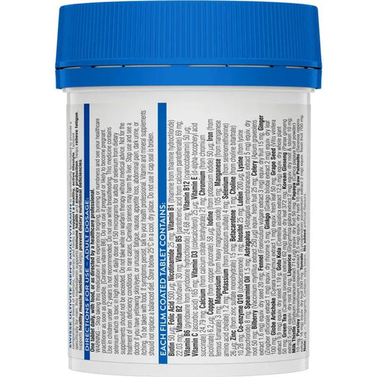 Swisse Men's Ultivite Tablets 120 Tablets - BeeVitamins