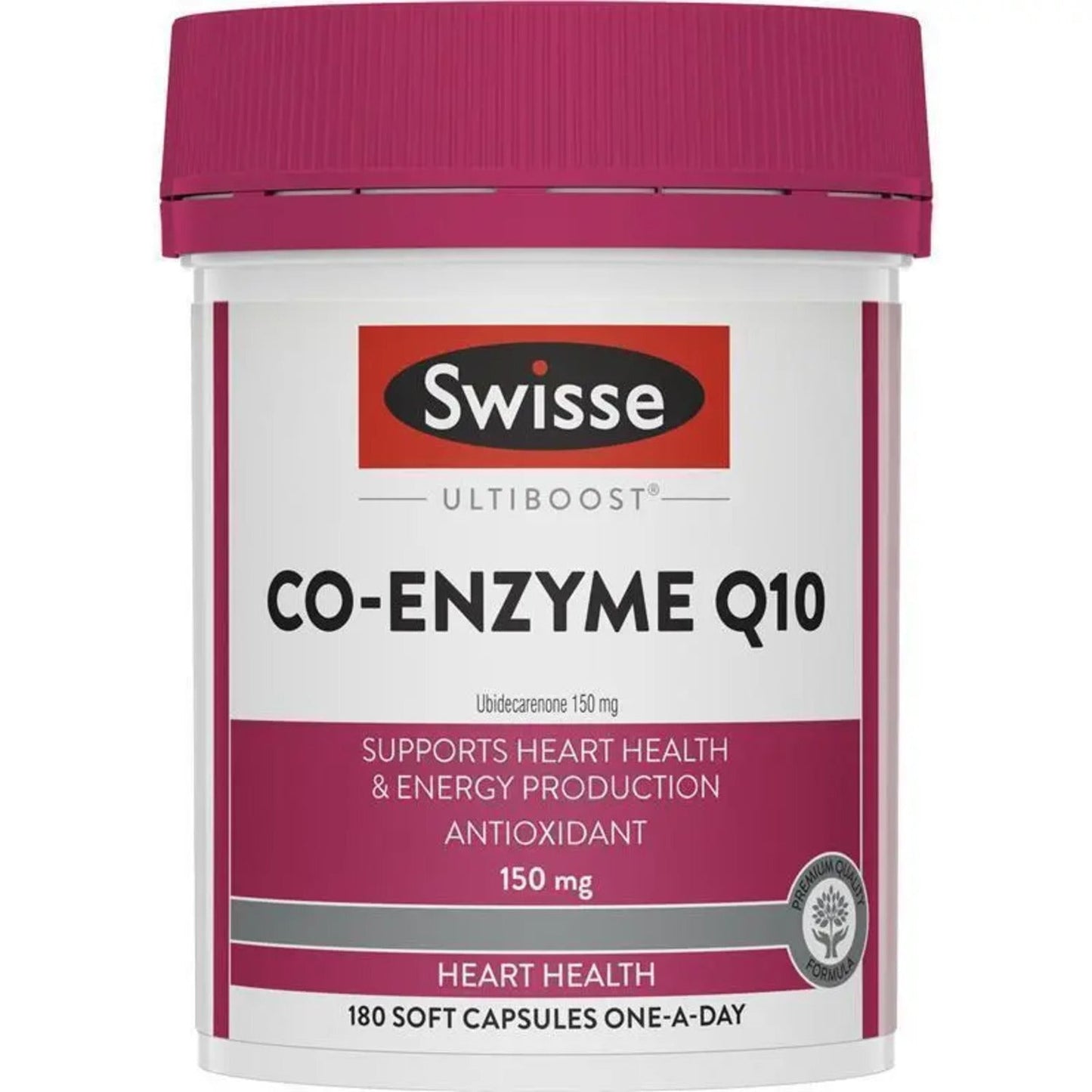 Swisse Ultiboost Co - Enzyme Q10 150mg 180 Capsules - BeeVitamins