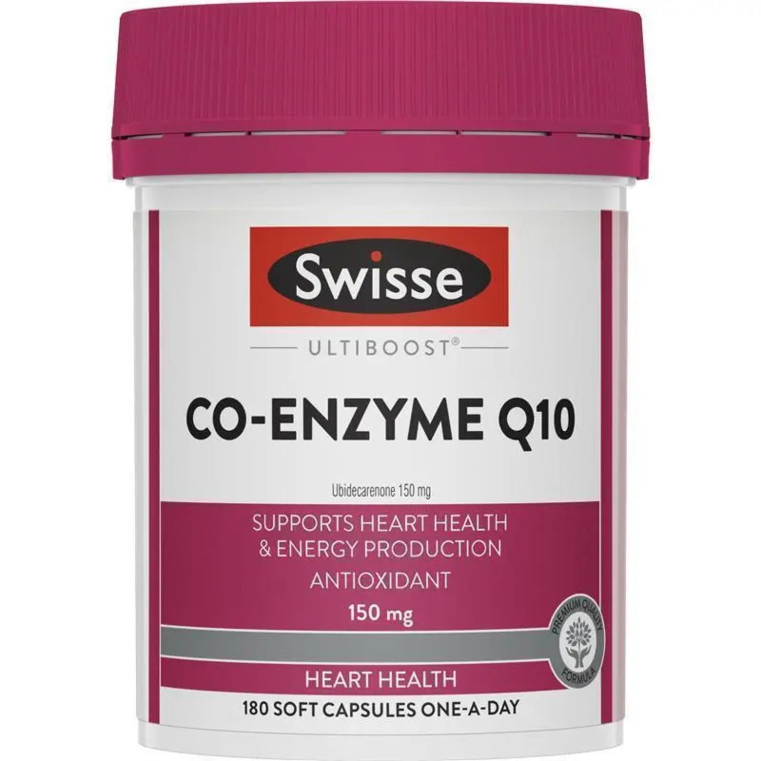 Swisse Ultiboost Co - Enzyme Q10 150mg 180 Capsules - BeeVitamins