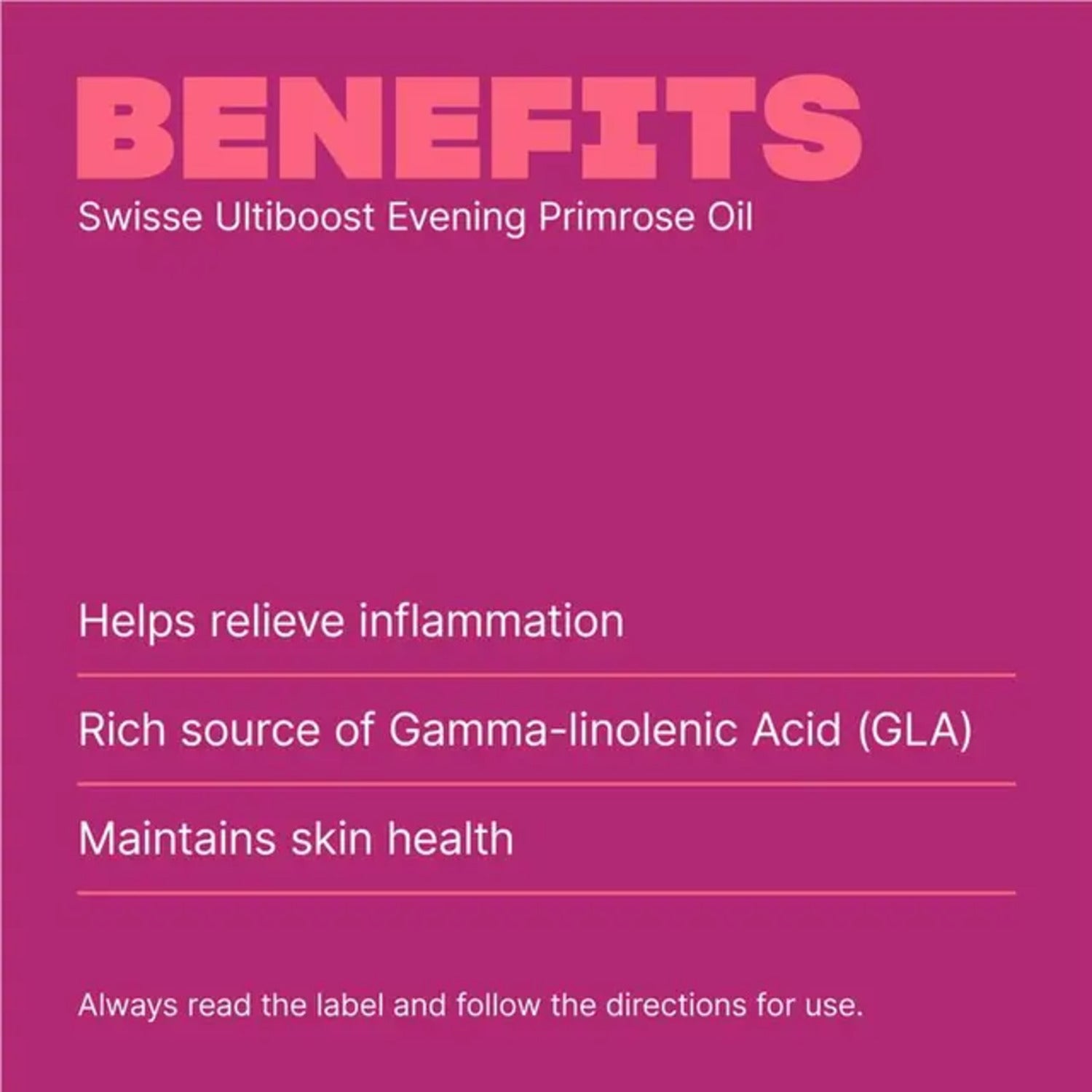 Swisse Ultiboost Evening Primrose Oil 200 Capsules - BeeVitamins
