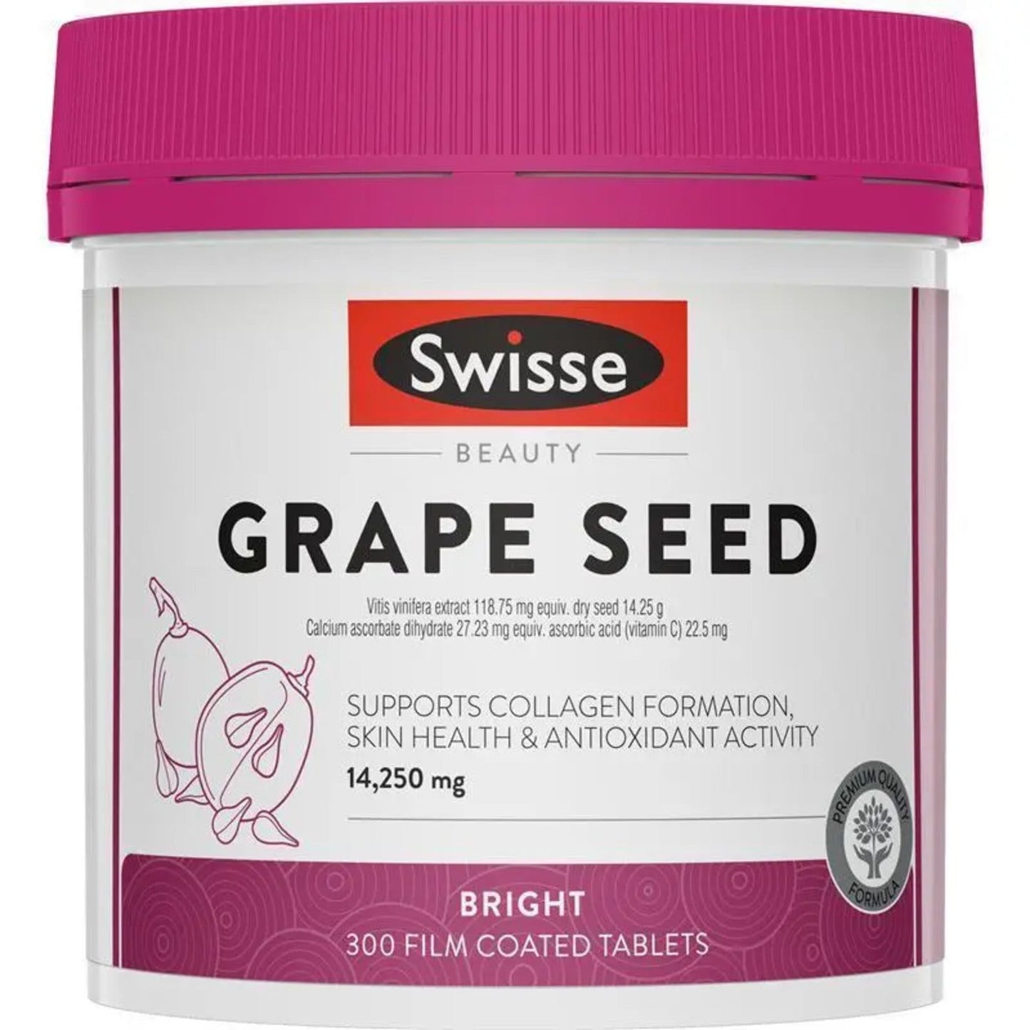 Swisse Ultiboost Grape Seed 300 Tablets - BeeVitamins