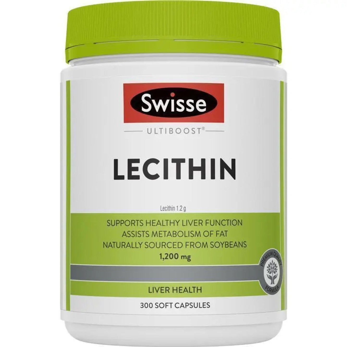 Swisse Ultiboost Lecithin 1200mg 300 Capsules - BeeVitamins