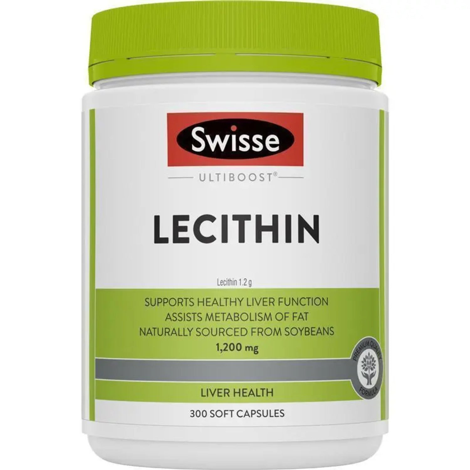 Swisse Ultiboost Lecithin 1200mg 300 Capsules - BeeVitamins