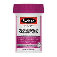 Swisse Organic Vitex 1500mg 60 Tablets