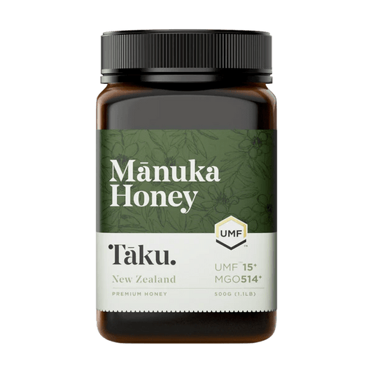 Taku Manuka Honey UMF 15+ 500g - BeeVitamins