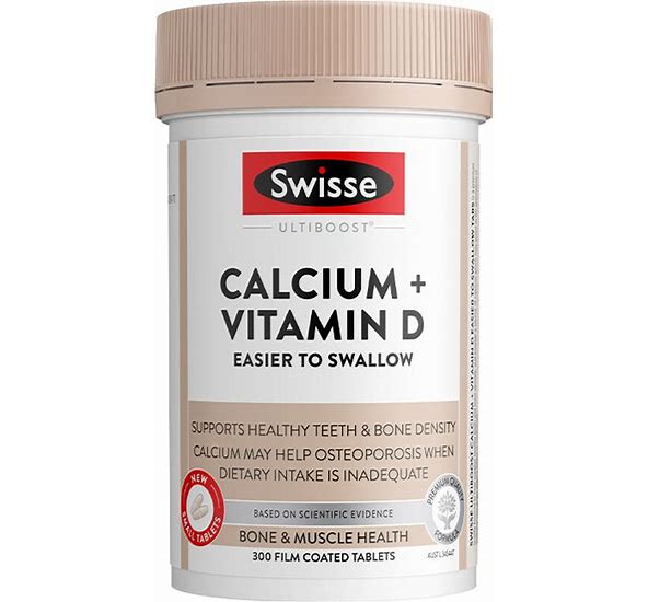 Swisse Calcium + Vitamin D 300 Mini Tablets