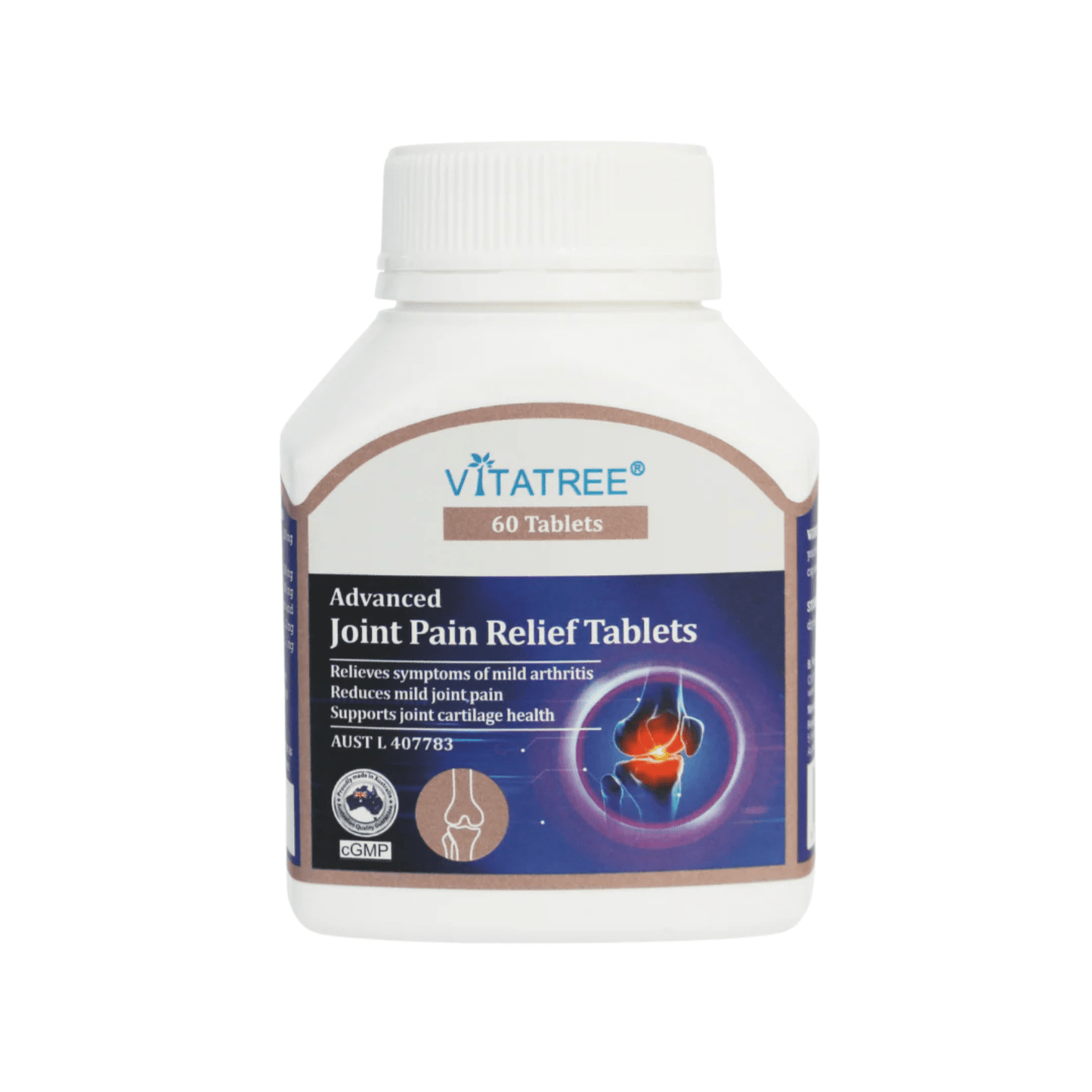 Vitatree Advanced Joint Pain Relief 60 Tablets - BeeVitamins