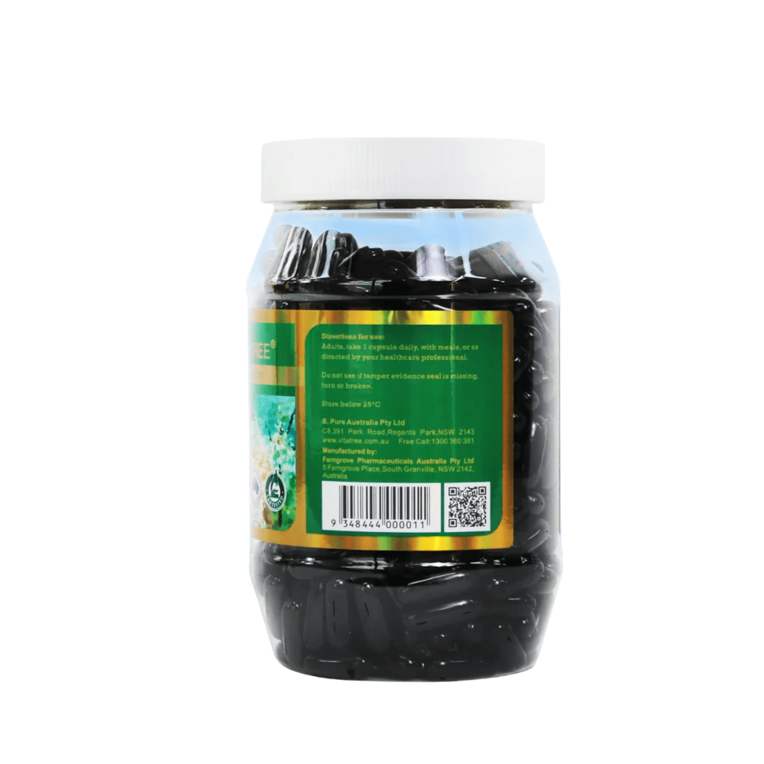 Vitatree Black Propolis 2000mg 365 Capsules - BeeVitamins