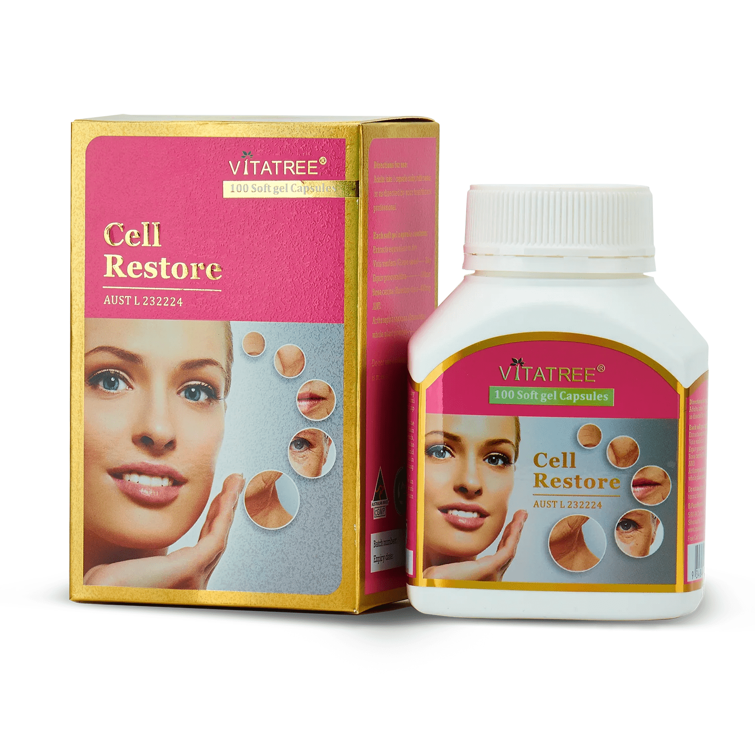 Vitatree Cell Restore 100 Softgel Capsules - BeeVitamins