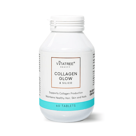 Vitatree Collagen Glow and Silico 60 Tablets - BeeVitamins