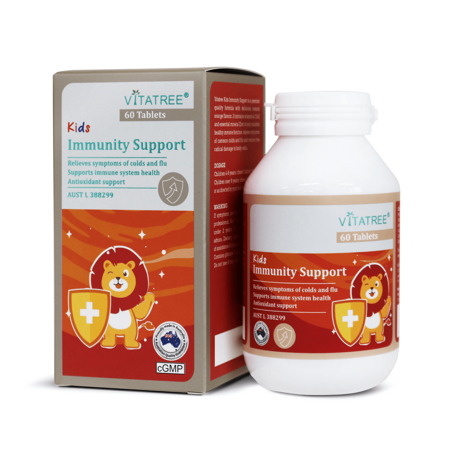 Vitatree Kids Immunity Support 60 Tablets - BeeVitamins