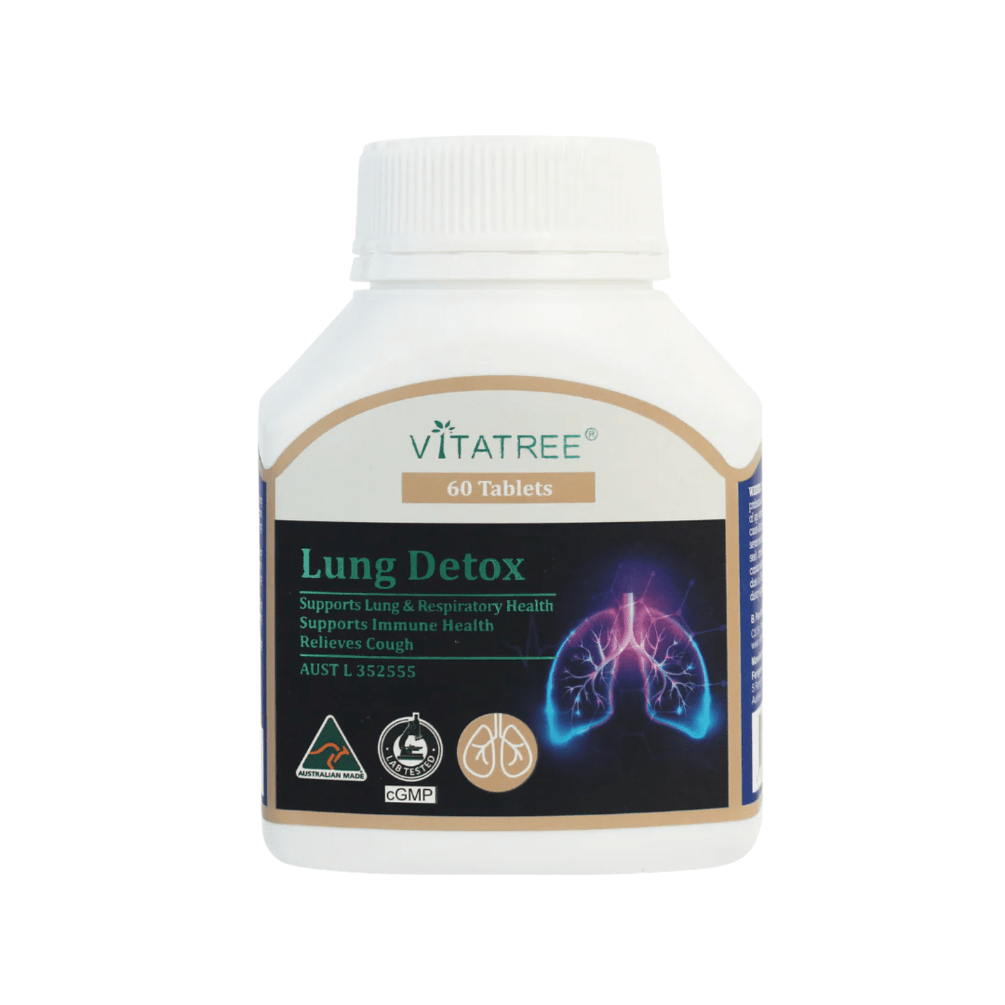 Vitatree Lung Detox 60 Tablets - BeeVitamins