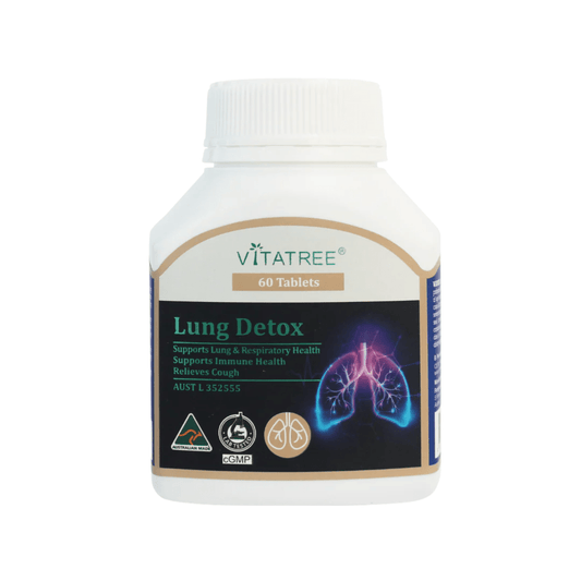 Vitatree Lung Detox 60 Tablets - BeeVitamins