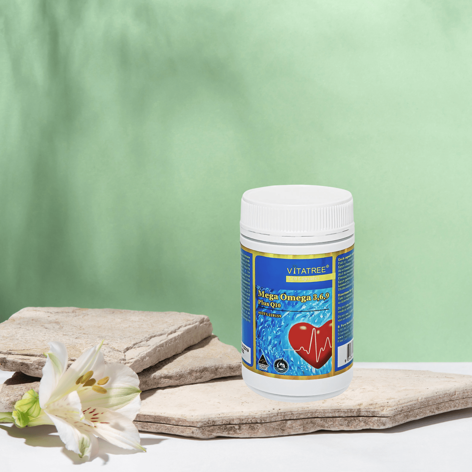 Vitatree Omega 3,6,9 Plus CoQ10 / 120 Capsules - BeeVitamins