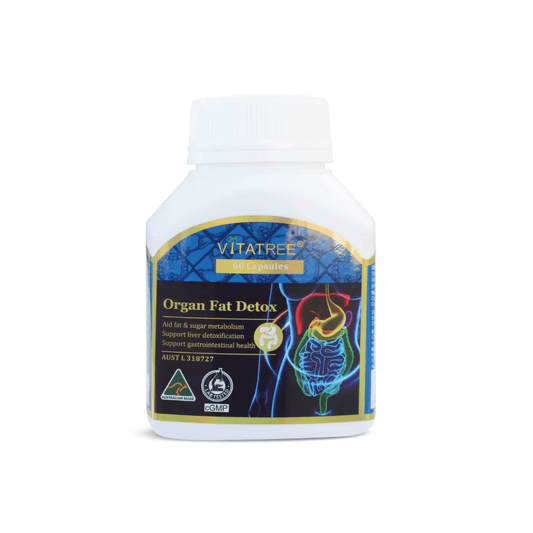 Vitatree Organ Fat Detox 60 Capsules - BeeVitamins