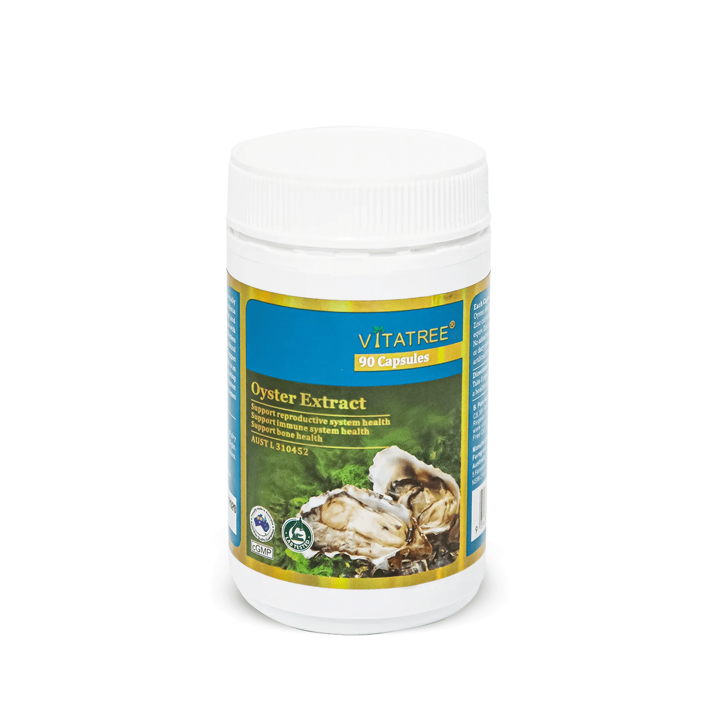 Vitatree Oyster Extract 90 Soft Capsules - BeeVitamins