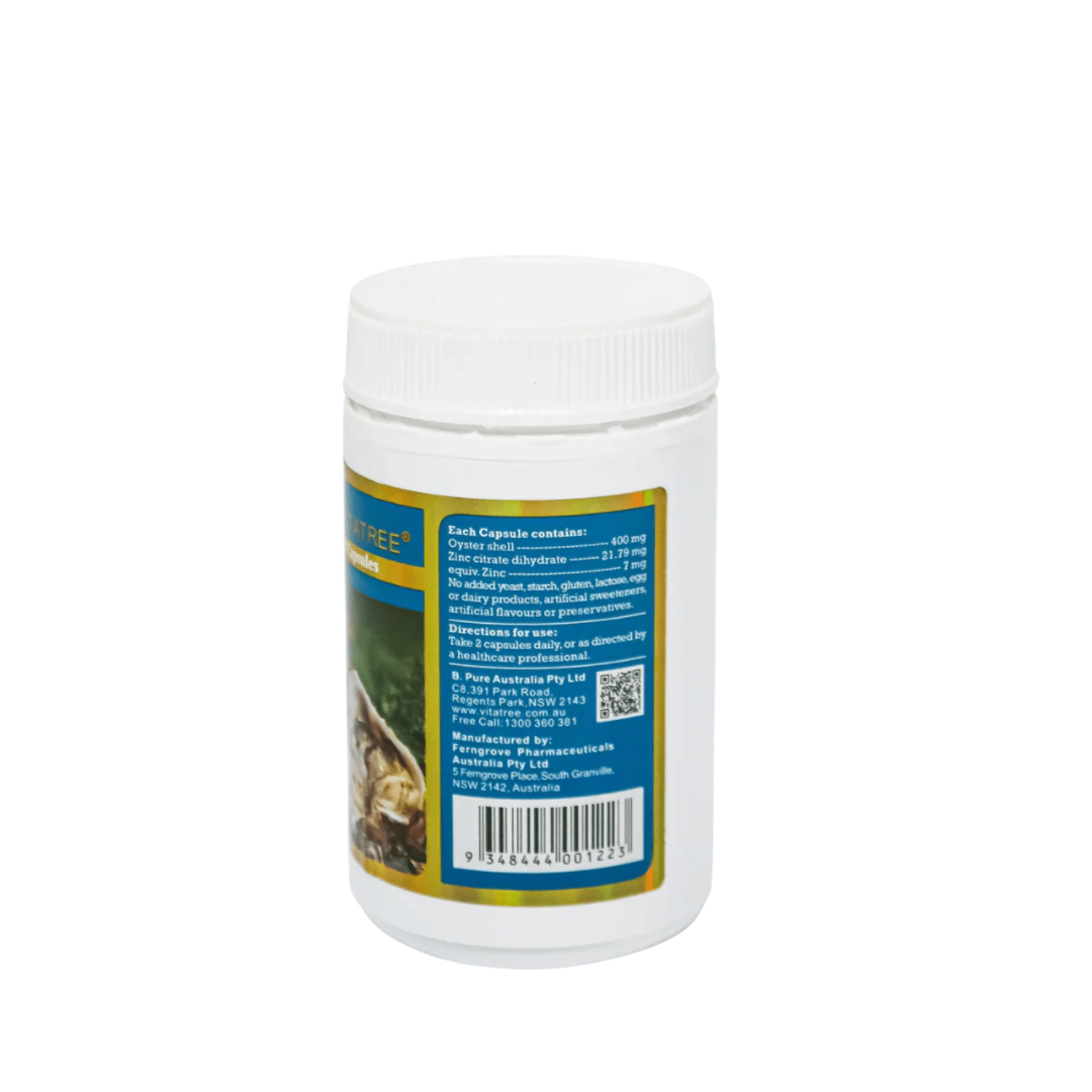Vitatree Oyster Extract 90 Soft Capsules - BeeVitamins