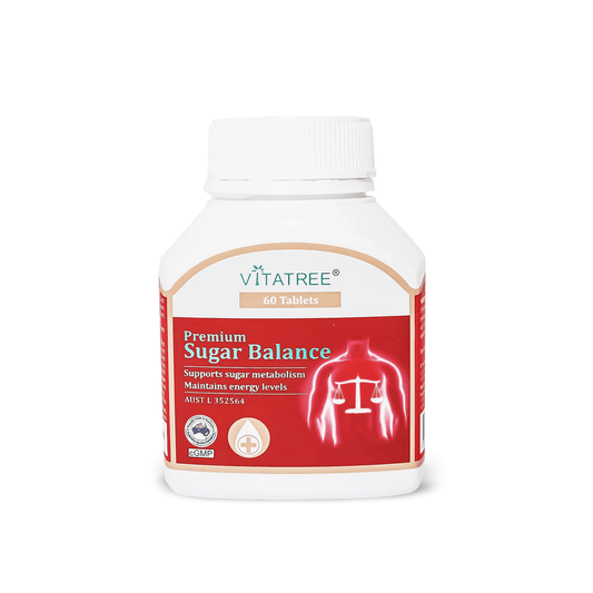 Vitatree Premium Sugar Balance 60 Tablets - BeeVitamins