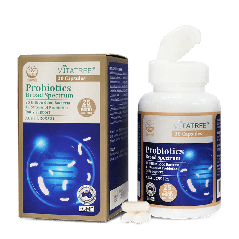 Vitatree Probiotics Broad Spectrum 30 Capsules - BeeVitamins