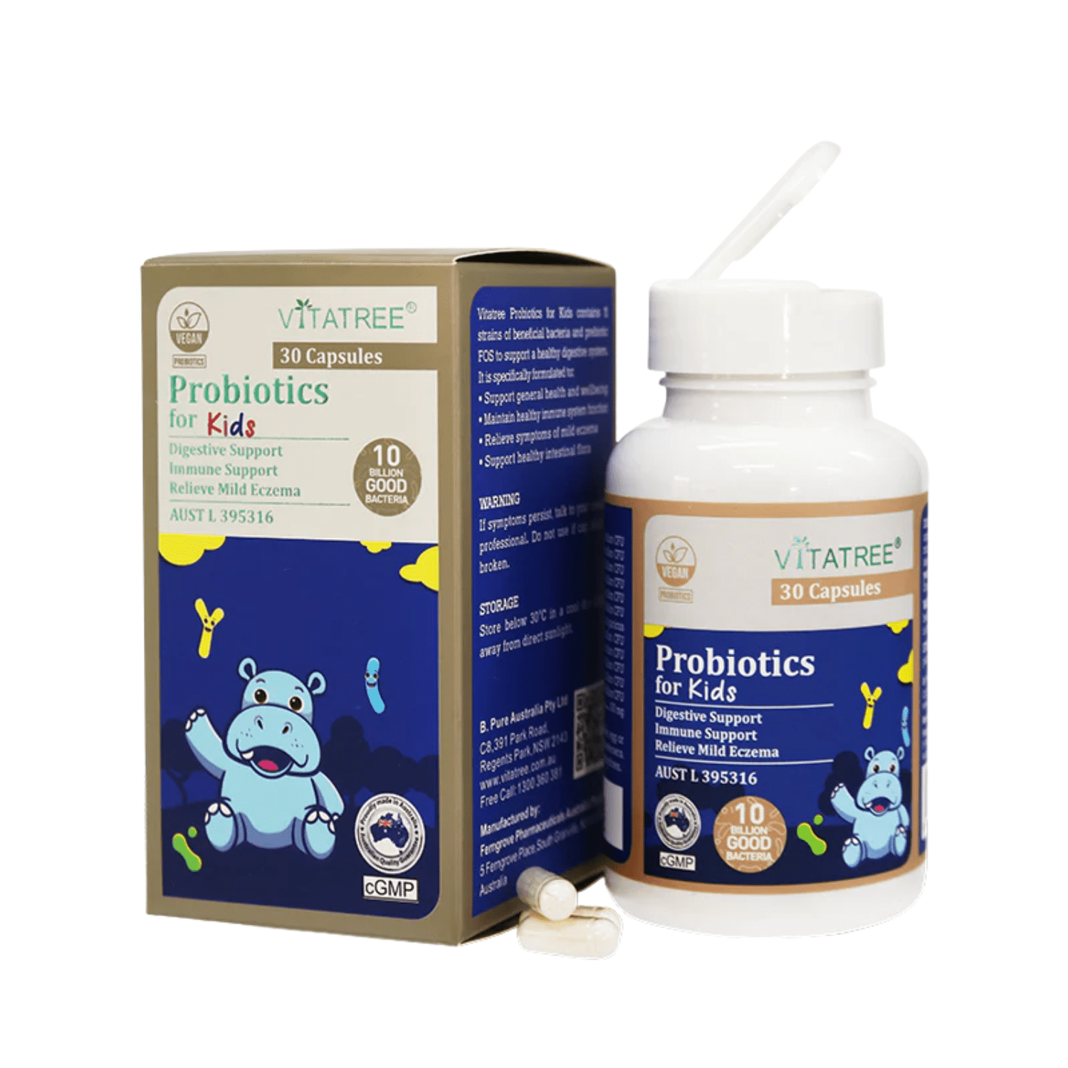 Vitatree Probiotics for Kids 30 Capsules (Exp date: 12/2025) - BeeVitamins