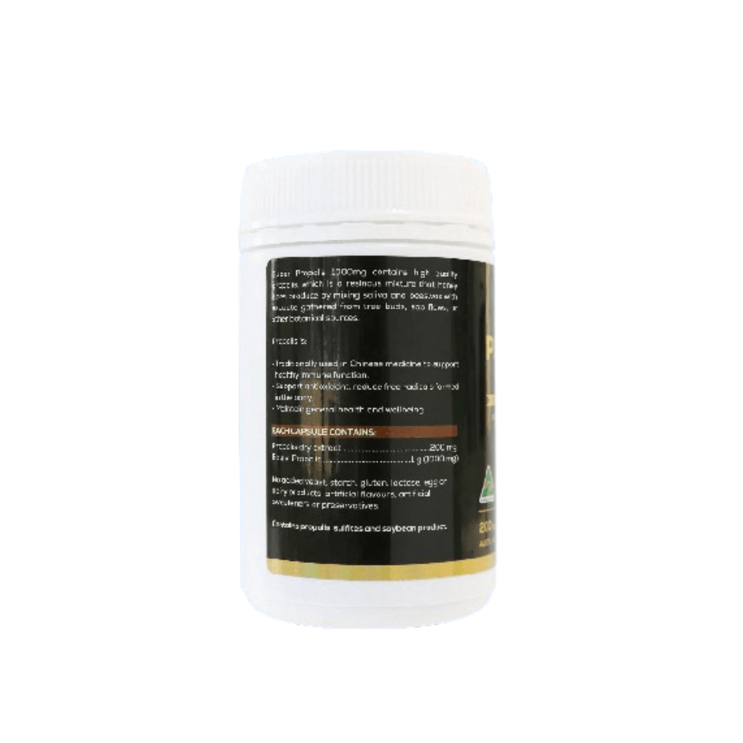 Vitatree Super Propolis 1000mg 200 Mini Capsules - BeeVitamins