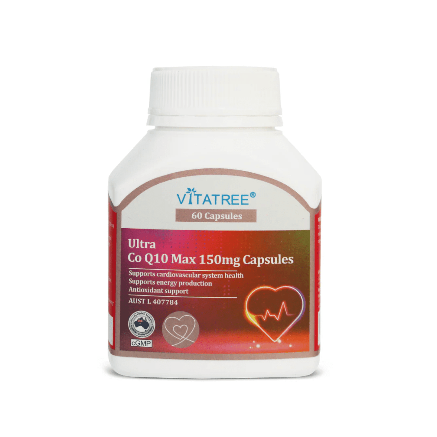 Vitatree Ultra CoQ10 Max 150mg 60 Capsules - BeeVitamins