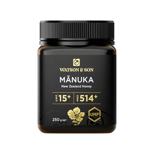 Watson & Son UMF 15+ (MGO 514+) Manuka Honey 250g - BeeVitamins