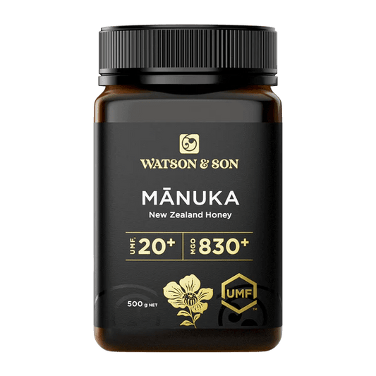 Watson & Son UMF 20+ (MGO 830+) Manuka Honey 500g - BeeVitamins