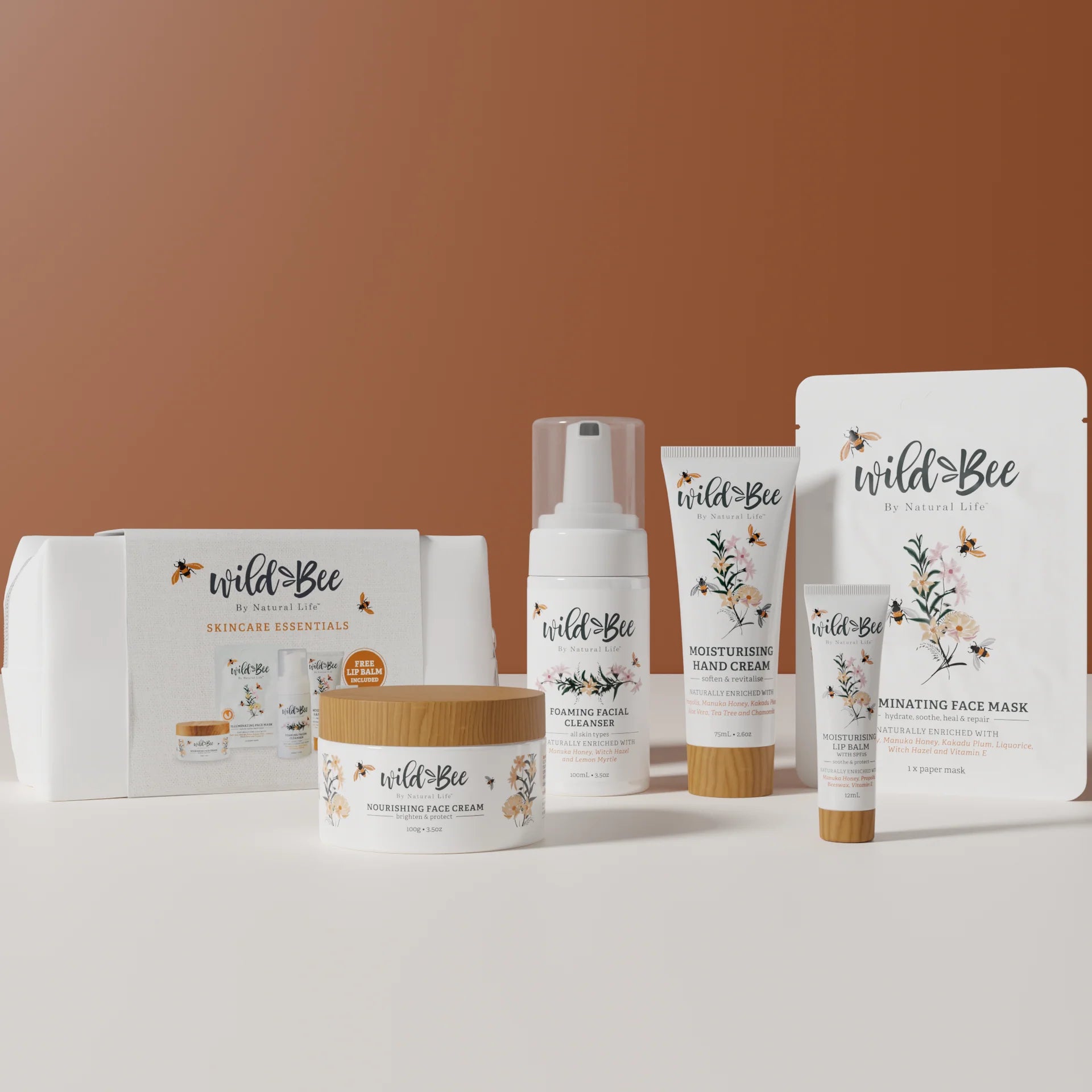 Wild Bee Skincare Essentials Gift Pack - BeeVitamins