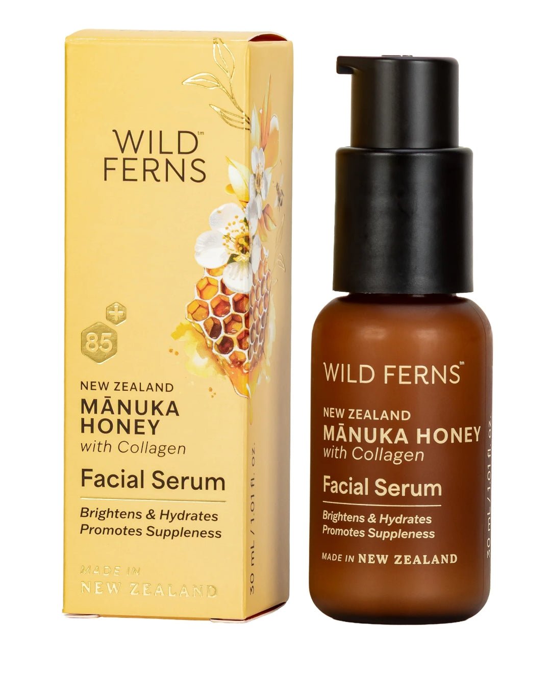 Wild Ferns Manuka Honey Facial Serum 30mL - BeeVitamins