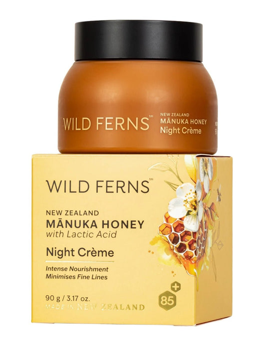 Wild Ferns Manuka Honey Night Creme 90g - BeeVitamins