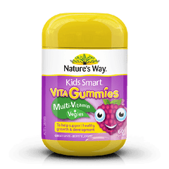 Nature's Way Kids Smart Vita Gummies Multi Vitamin + Vegies 60 Pastilles