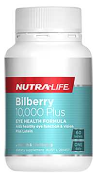 Nutralife Bilberry 10,000 Plus / 60 Tablets