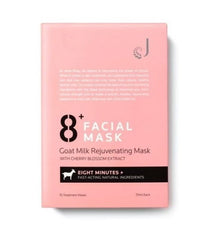 Jema Rose 8+ Facial Mask Goat Milk Rejuvenating Mask with Cherry Blossom Extract 10 x 25mL