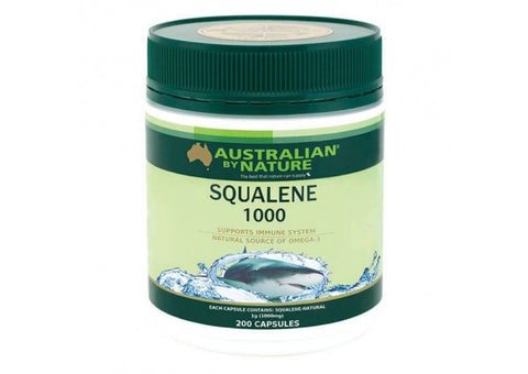 Australian by Nature Squalene 1000mg 200 Capsules