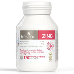 Bio Island Zinc - 120 chewable tablets