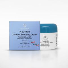 Bio-Lano Placenta 24 Hour Soothing Cream Marine Collagen Lanolin & Vitamin E