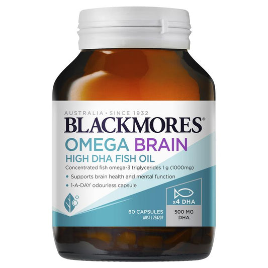 Blackmores Omega Brain 60 Capsules