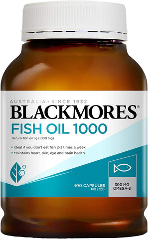 Blackmores Fish Oil 1000mg 400 Capsules