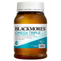 Blackmores Omega Triple Concentrated Fish Oil 150 Capsules