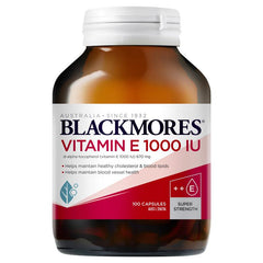 Blackmores Natural E 1000IU 100 Capsules