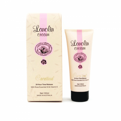 Careline Lanolin Hand Cream with Rose Essential Oil and Vitamin E