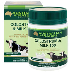 Australian by Nature Colostrum & Milk 100 / 250 Chewable Tablets